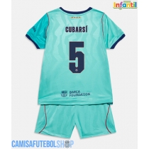 Camisa de time de futebol Barcelona Pau Cubarsi #5 Replicas 3º Equipamento Infantil 2026-27 Manga Curta (+ Calças curtas)